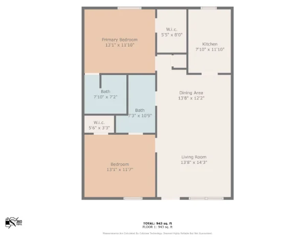 2-Bedroom Floorplan A