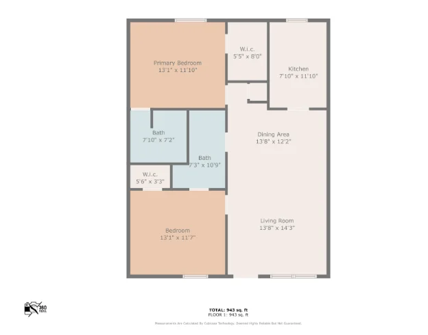 2-Bedroom Floorplan B